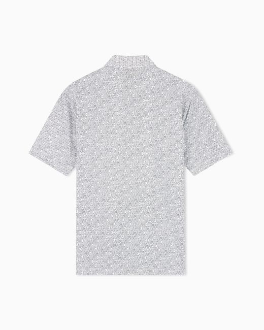 ARMANI EXCHANGE White Regular Fit Polo Shirt for men