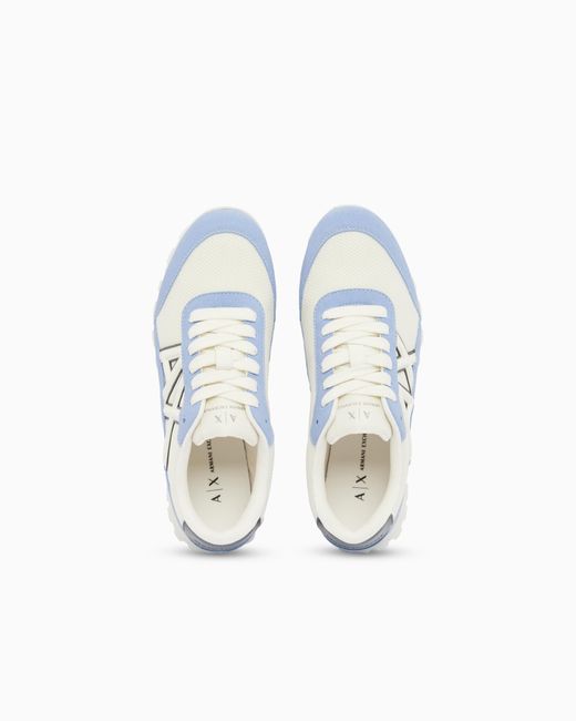 ARMANI EXCHANGE Blue Sneakers
