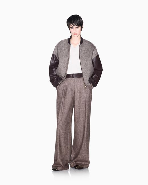 ARMANI EXCHANGE Gray Relaxed Fit Trouser