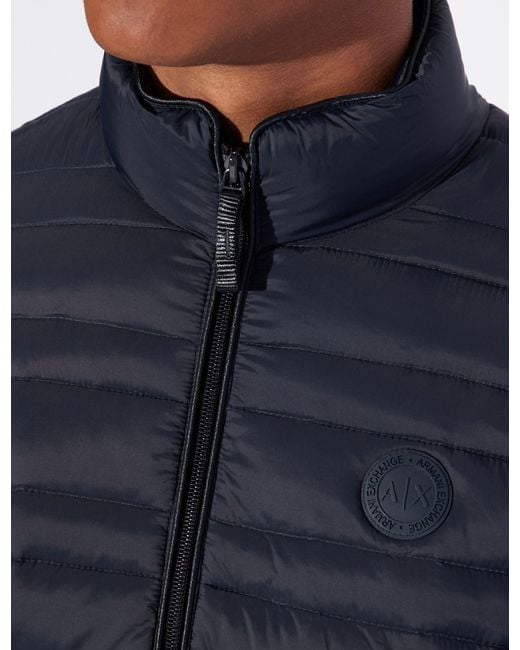 armani exchange blue jacket