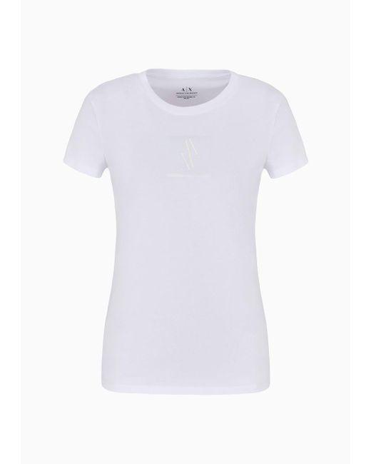 T-shirt Ajustés Armani Exchange en coloris White