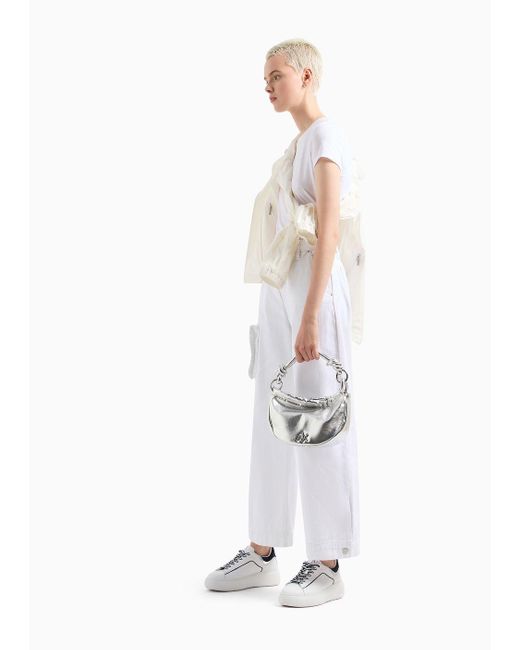 Armani Exchange White Fashion Pant