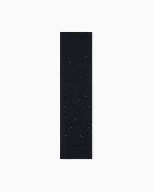 ARMANI EXCHANGE Black Scarf