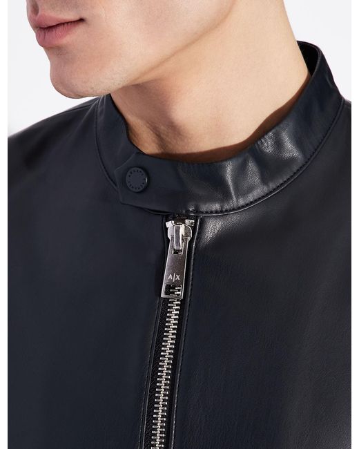 26 Top Armani exchange hooded leather jacket with Slim Fit