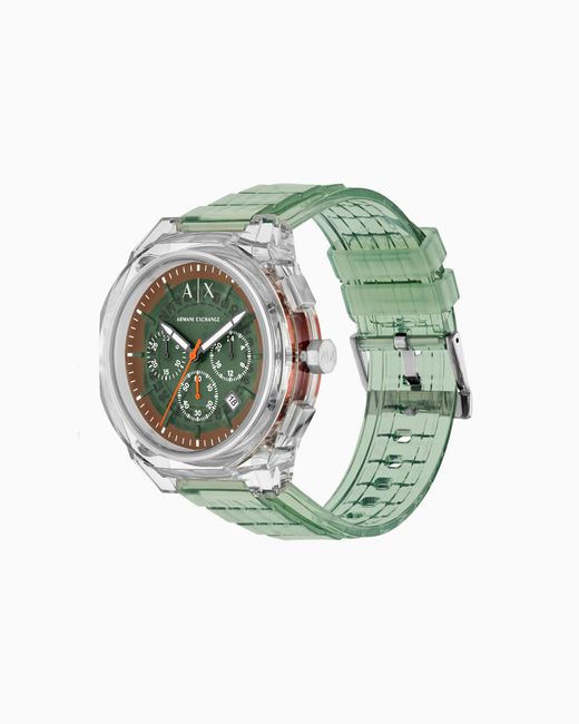 Orologio Cronografo Verde di ARMANI EXCHANGE in Green da Uomo