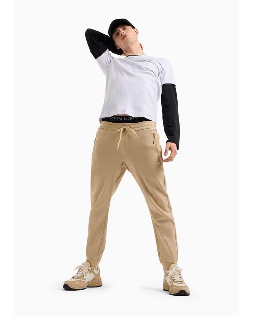 Armani Exchange Natural Milano New York Sweatpants for men