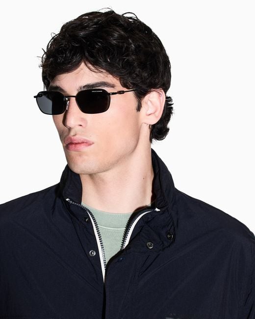 ARMANI EXCHANGE White Sunglasses
