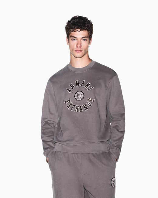 ARMANI EXCHANGE Gray Sweatshirt for men