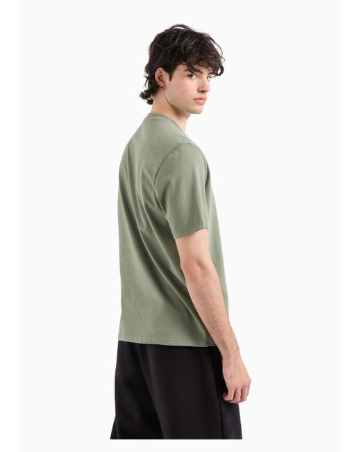 Armani Exchange Green Regular Fit T-shirts for men