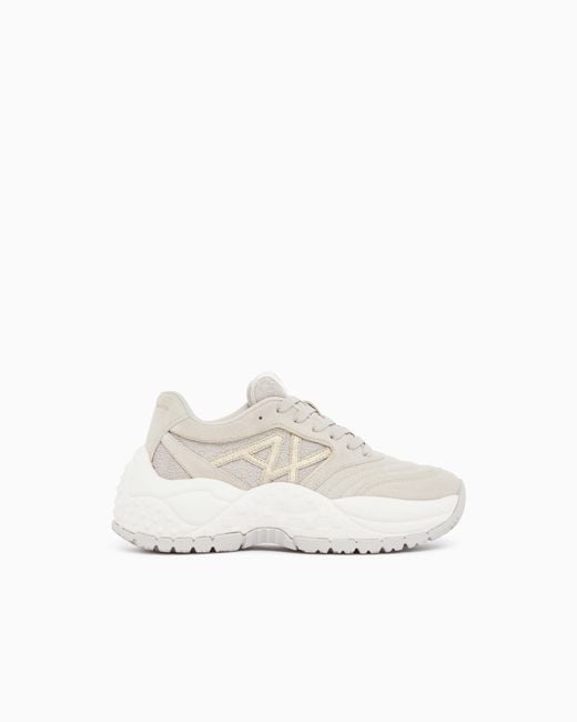 ARMANI EXCHANGE White Sneakers Low Cut