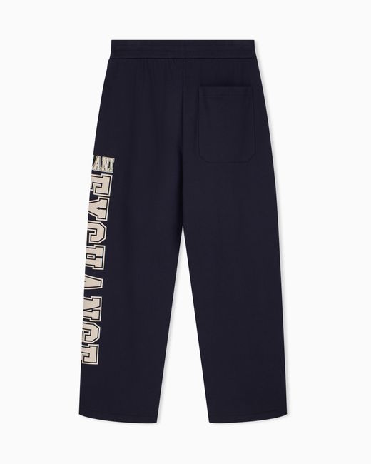 ARMANI EXCHANGE Blue Oversized Trousers for men