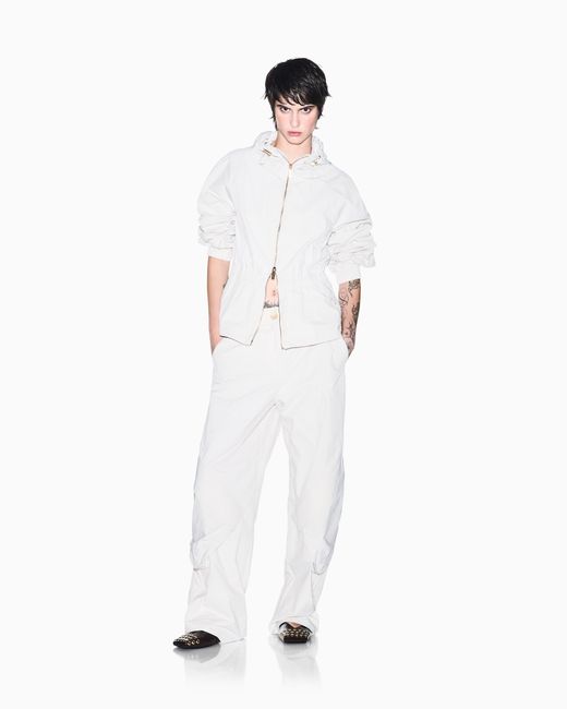 ARMANI EXCHANGE White Regular Fit Blouson Jacket