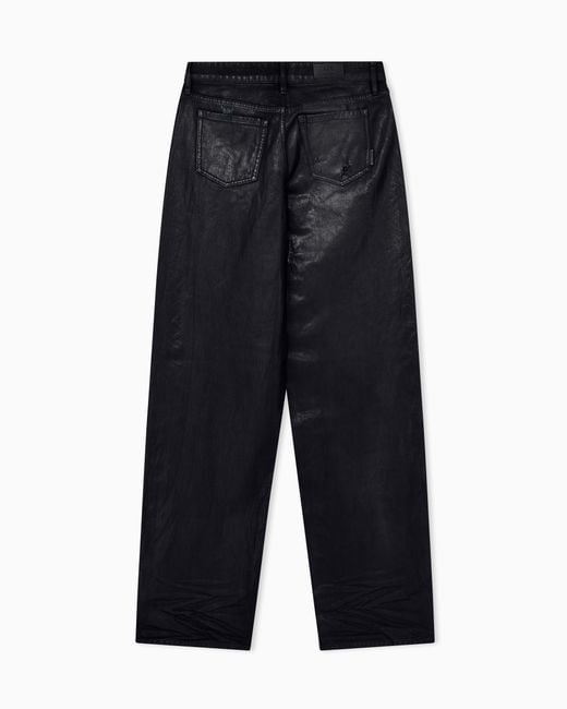ARMANI EXCHANGE Blue Oversized Fit 5 Pockets Denim Pant
