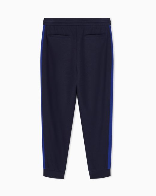 ARMANI EXCHANGE Blue Regular Fit Trousers for men