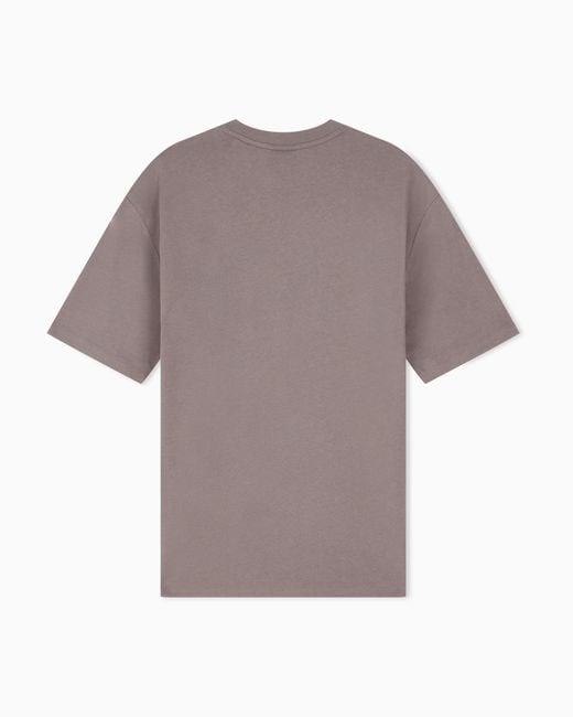 ARMANI EXCHANGE Brown Regular T-Shirt for men