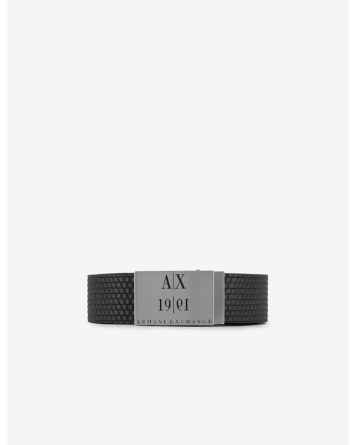 armani exchange black belt