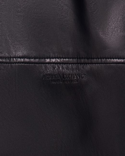ARMANI EXCHANGE Blue Regular Fit Blouson Jacket for men