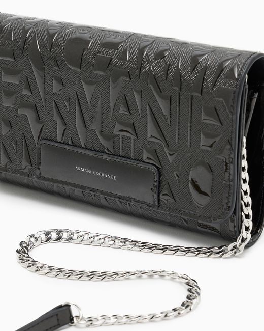 ARMANI EXCHANGE Gray Wallet On Chain