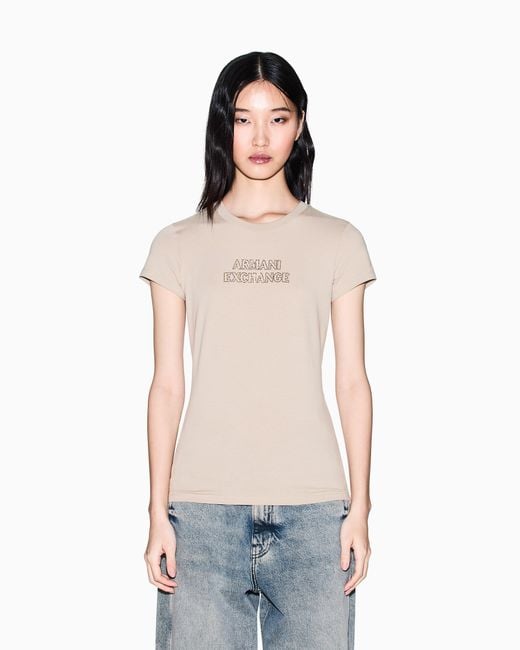 ARMANI EXCHANGE Natural Slim Fit T-Shirt