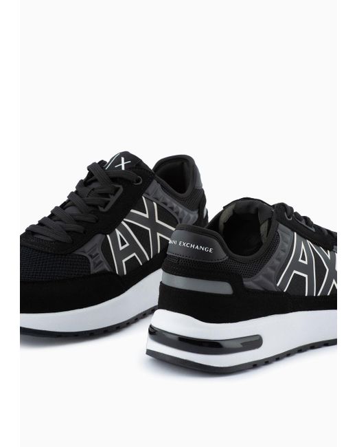 Armani Exchange Us10 black Size 10 Fashion sneakers 052 From Japan | eBay