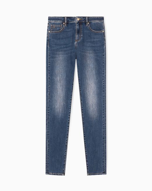 ARMANI EXCHANGE Blue Super Skinny Jeans