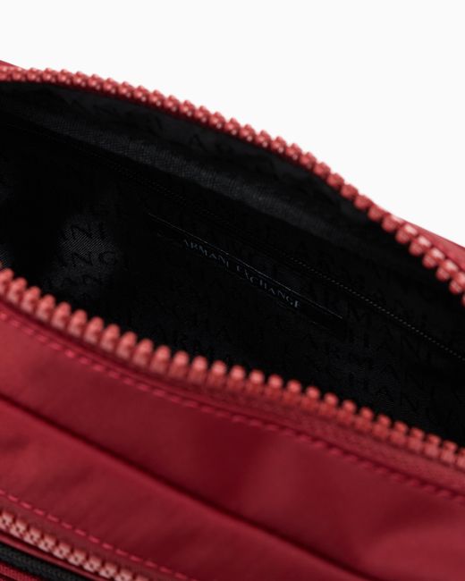 Bolsa Con Logo ARMANI EXCHANGE de hombre de color Red