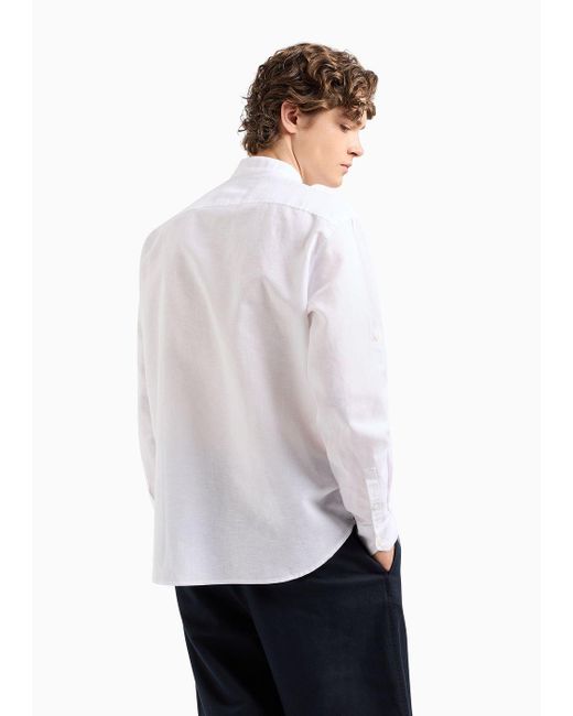Camicie Casual di Armani Exchange in White da Uomo