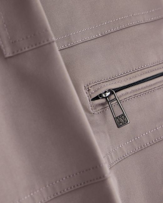 ARMANI EXCHANGE Brown Regular Fit Trousers With Lining for men