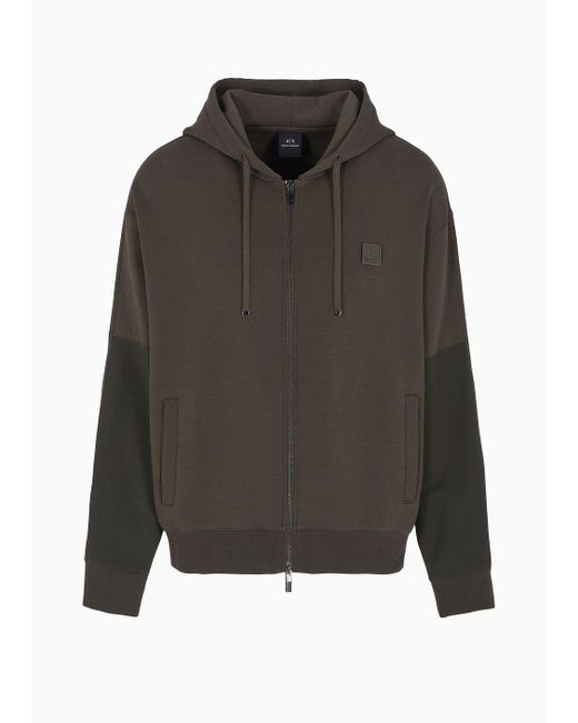 Armani Exchange Gray Zip-up Sweatshirts for men