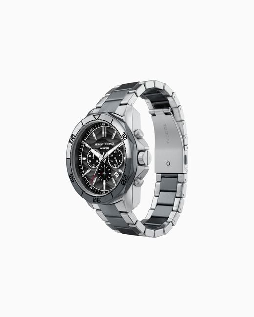 ARMANI EXCHANGE White Quartz Chronograph Watch for men