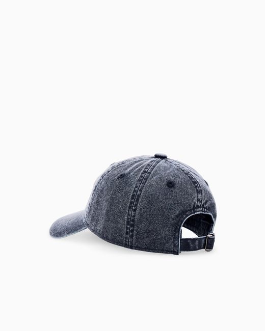 ARMANI EXCHANGE Blue Baseball Hat for men
