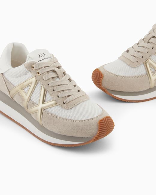 ARMANI EXCHANGE White Sneakers