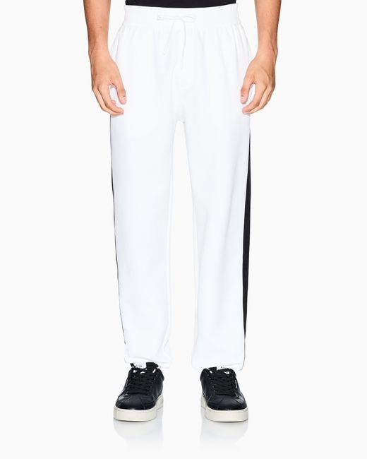 ARMANI EXCHANGE White Striped Pants for men