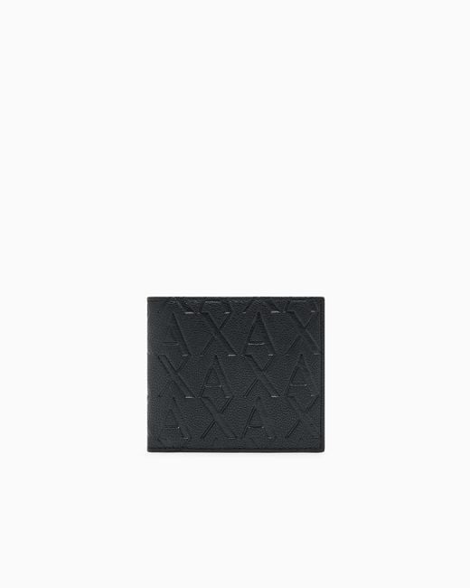 ARMANI EXCHANGE Black Book Wallet for men