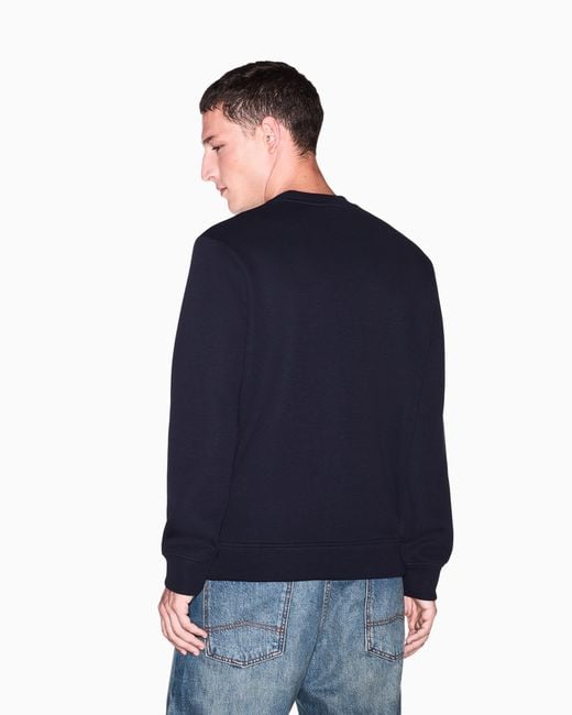 ARMANI EXCHANGE Blue Sweatshirt for men