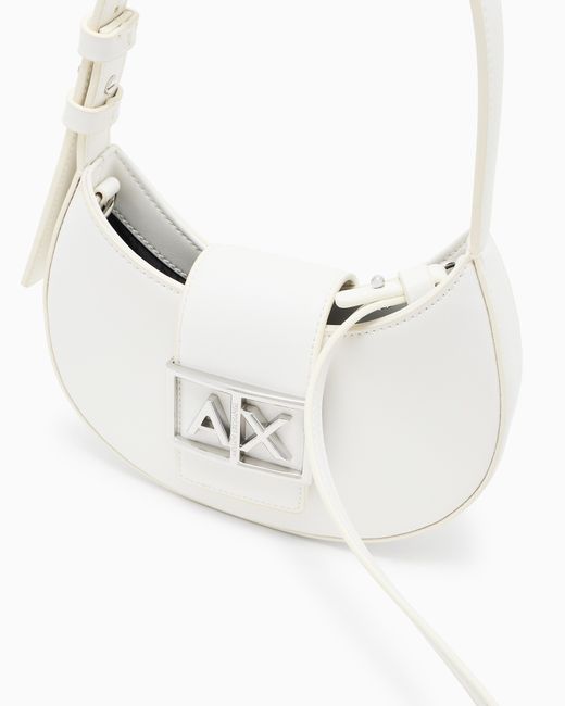 ARMANI EXCHANGE White Mini Bag With An Outside Coating