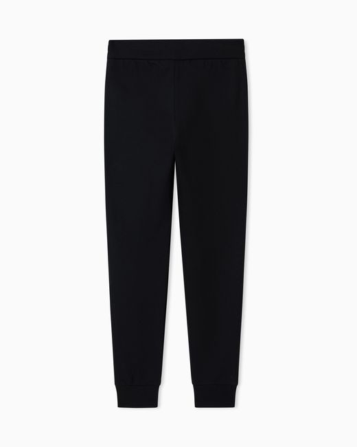 ARMANI EXCHANGE Black Milano/New York Sweat Jogger Pants