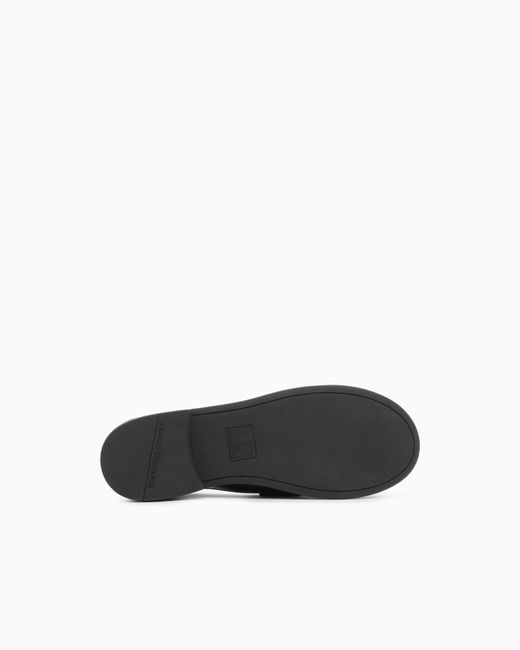 ARMANI EXCHANGE White Loafers