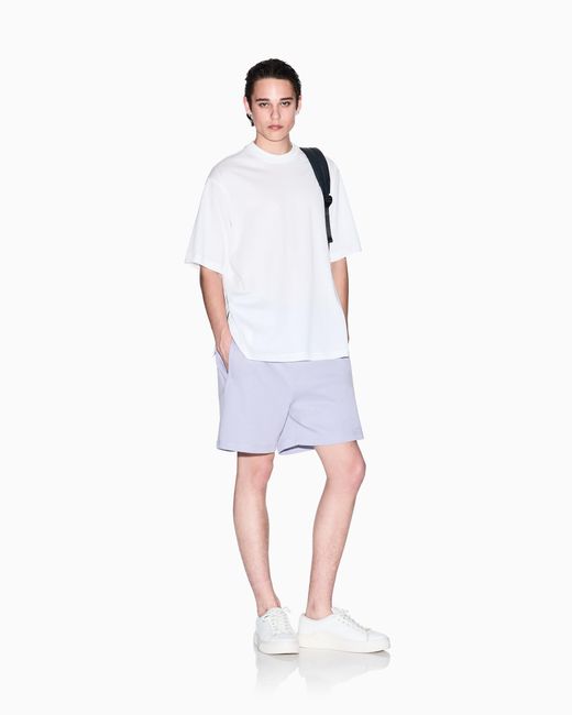 Felpa Over Fit di ARMANI EXCHANGE in White da Uomo