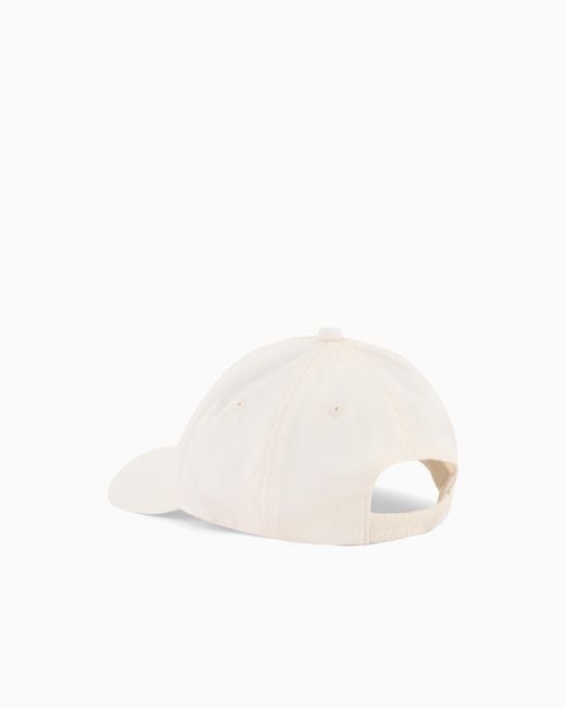 ARMANI EXCHANGE White Cotton Hat for men