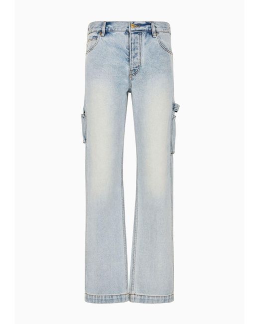 Armani Exchange Blue Regular Jeans for men