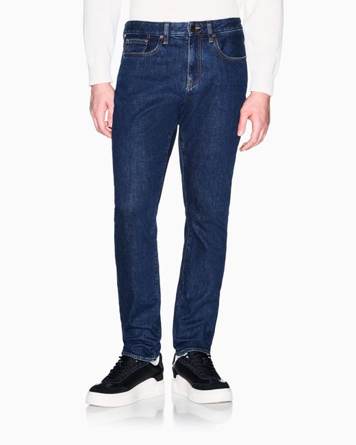 ARMANI EXCHANGE Blue Slim Jeans for men