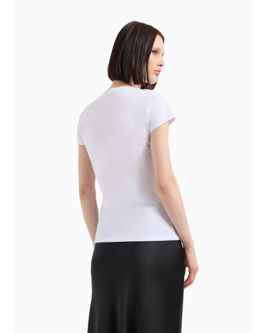 T-shirt Ajustés Armani Exchange en coloris White