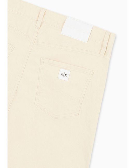 Armani Exchange Natural J13 Slim Fit Jeans In Indigo Denim for men