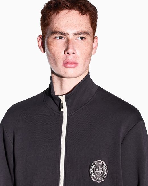 ARMANI EXCHANGE Purple Sweatshirt for men