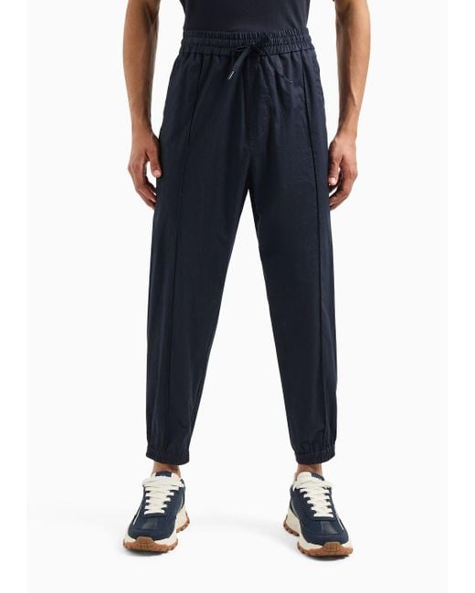 Armani Exchange Blue Casual Trousers for men