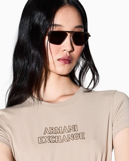 ARMANI EXCHANGE Natural Slim Fit T-Shirt