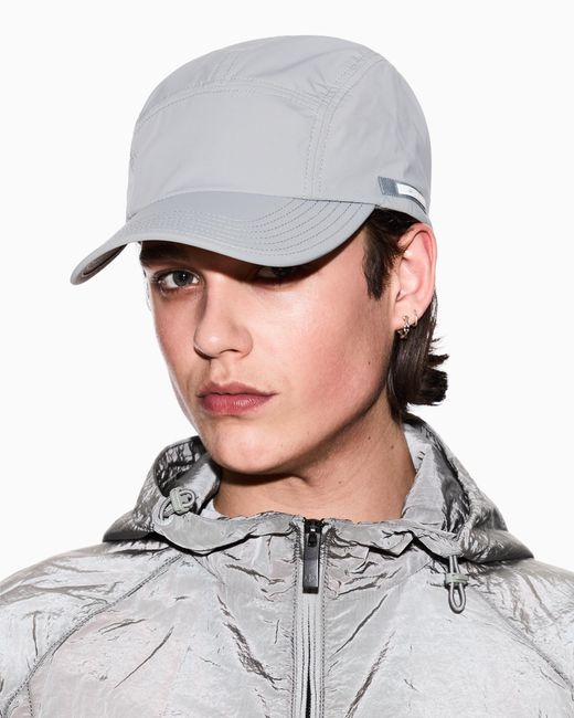 Gorra Con Visera Y Logotipo Lateral ARMANI EXCHANGE de hombre de color White