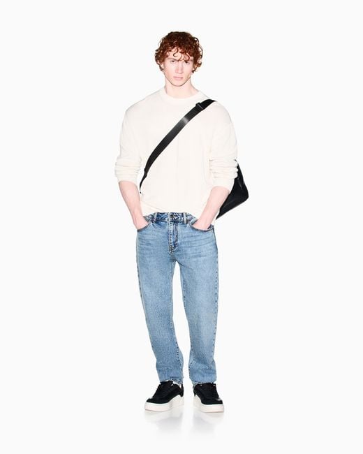 ARMANI EXCHANGE Blue Slim Jeans Comfort Denim Wash for men