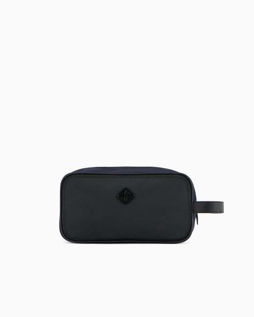 Estuche Bonito Con Cremallera De Nailon Y Logo ARMANI EXCHANGE de hombre de color Black